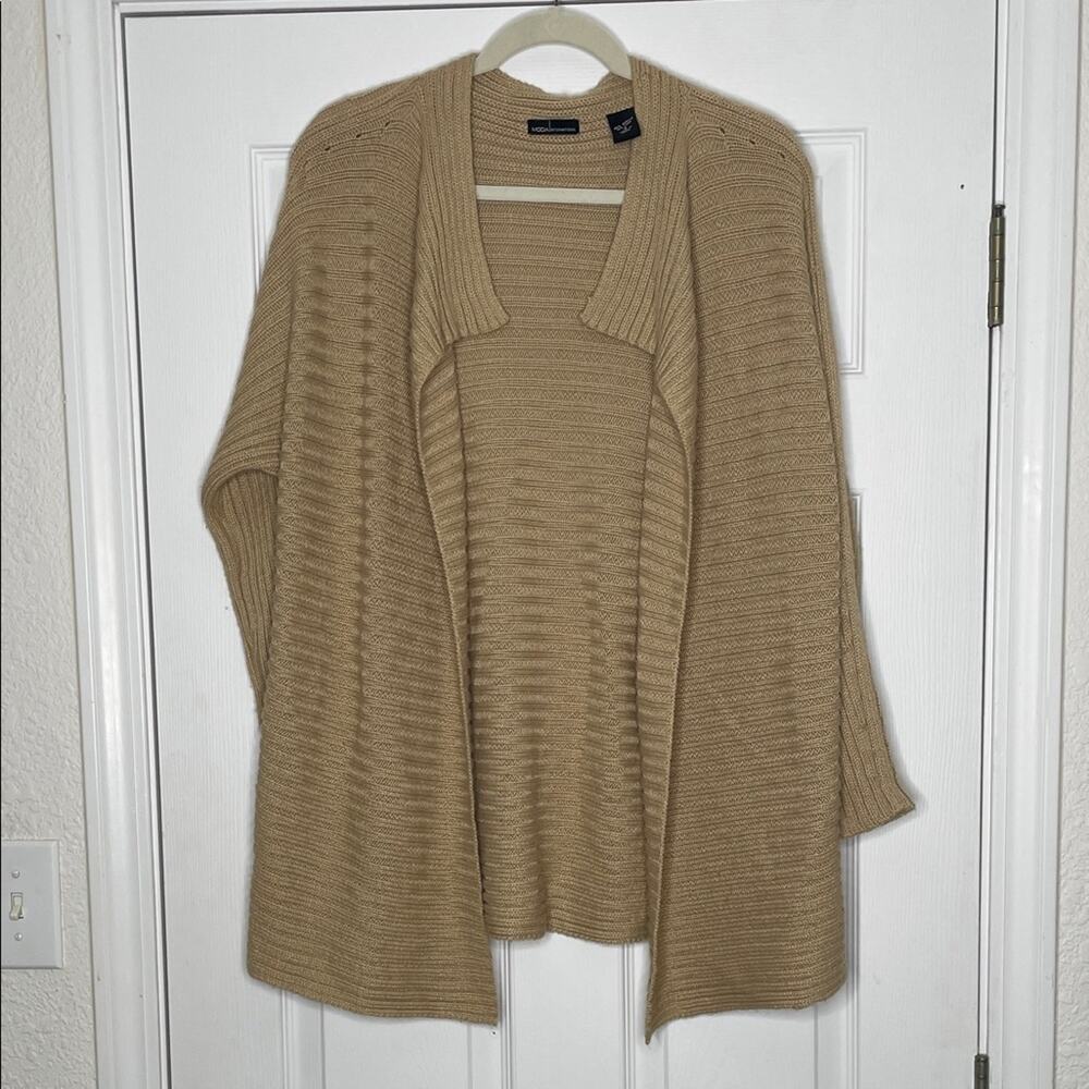 Moda International Y2K Vintage Women's Beige Knit Cardigan Victorias Secret smal
